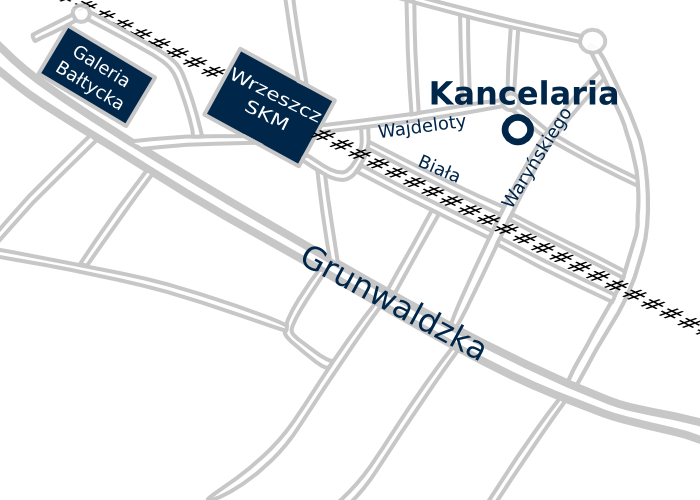 Mapa dojazdu